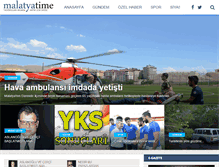 Tablet Screenshot of malatyatime.com
